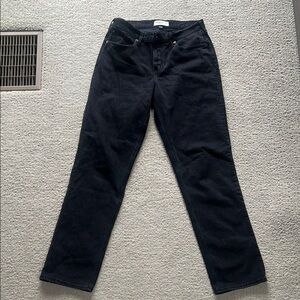 Abercrombie & Fitch Black Straight Leg Jeans